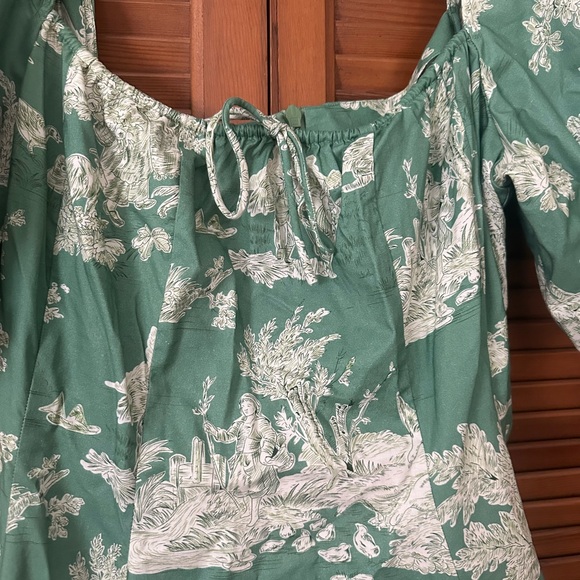 Selkie Green Mid Length Dress - Picture 2 of 4